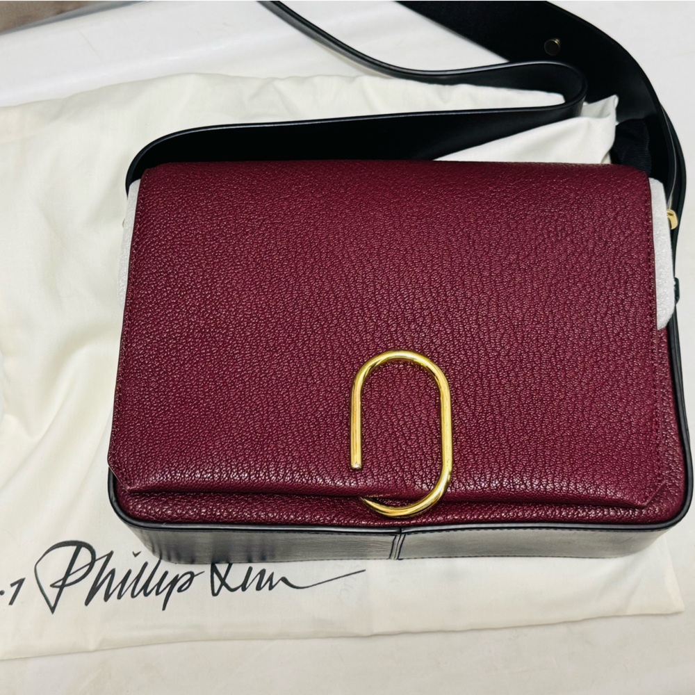 3.1 Phillip Lim Alix Flap Shoulder bag Burgundy Crossbody Bag